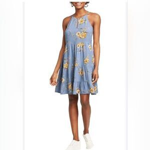 Xhilaration Floral Print Sleeveless Dress Size M